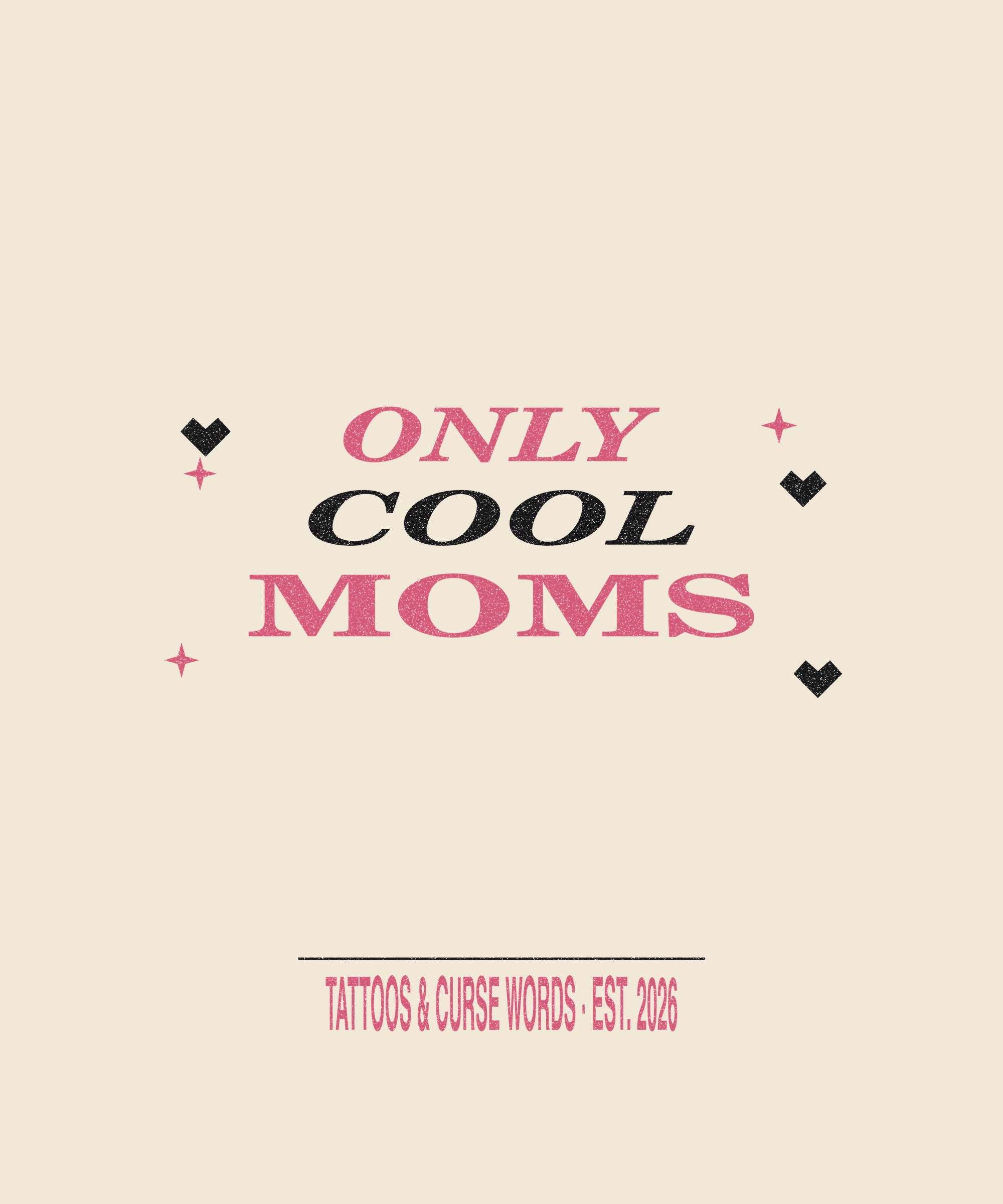 Only Cool Moms — cream tee
