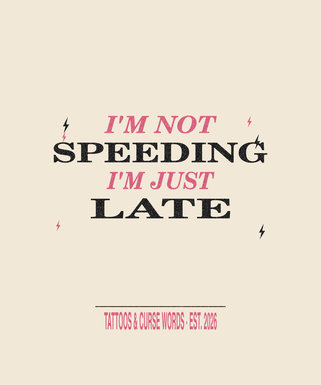 I'm Not Speeding — cream tee