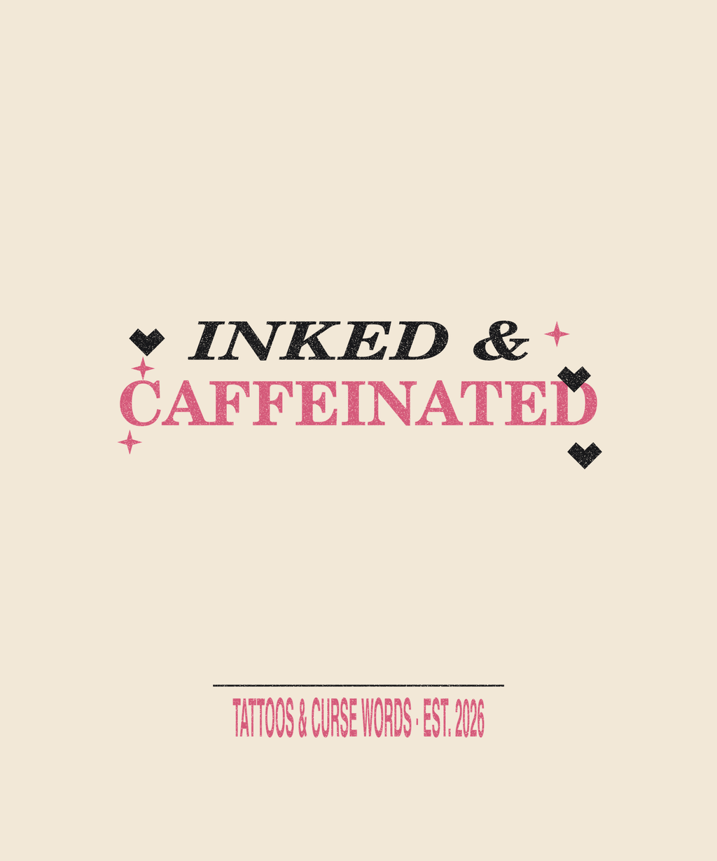 Inked & Caffeinated — cream tee