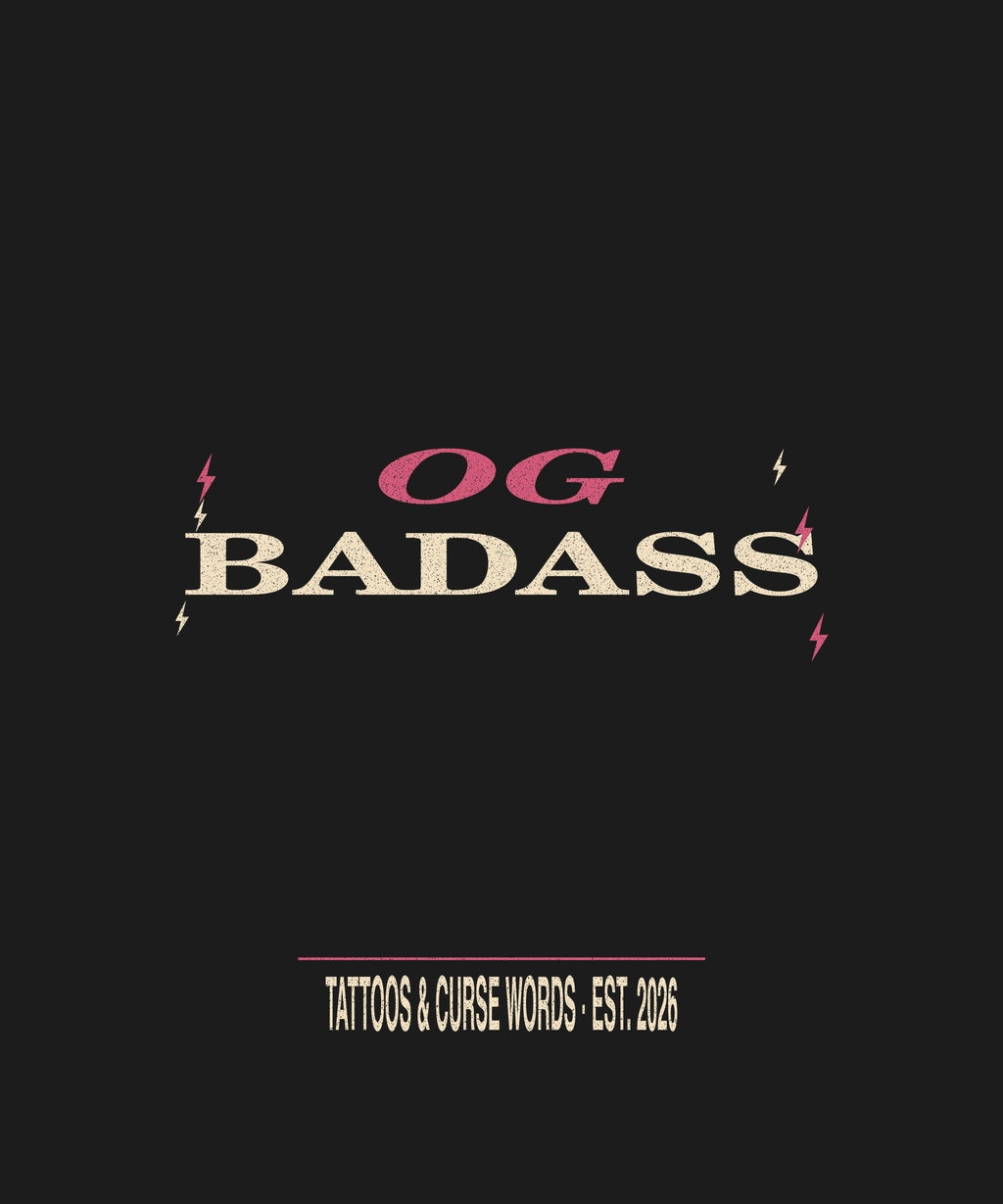 OG Badass — black tee