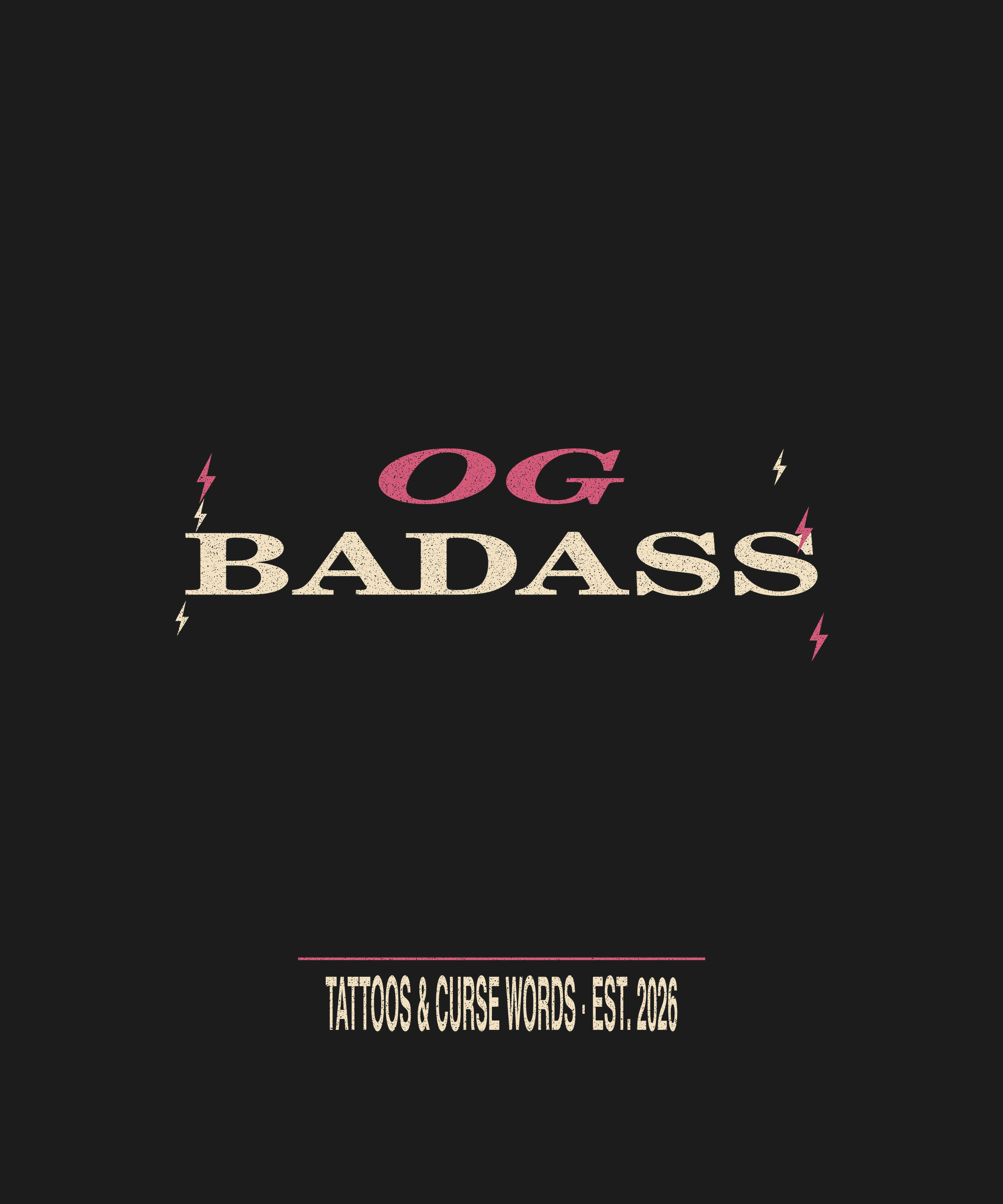 OG Badass — black tee