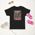 Tiny But Terrifying girls kids tee, black