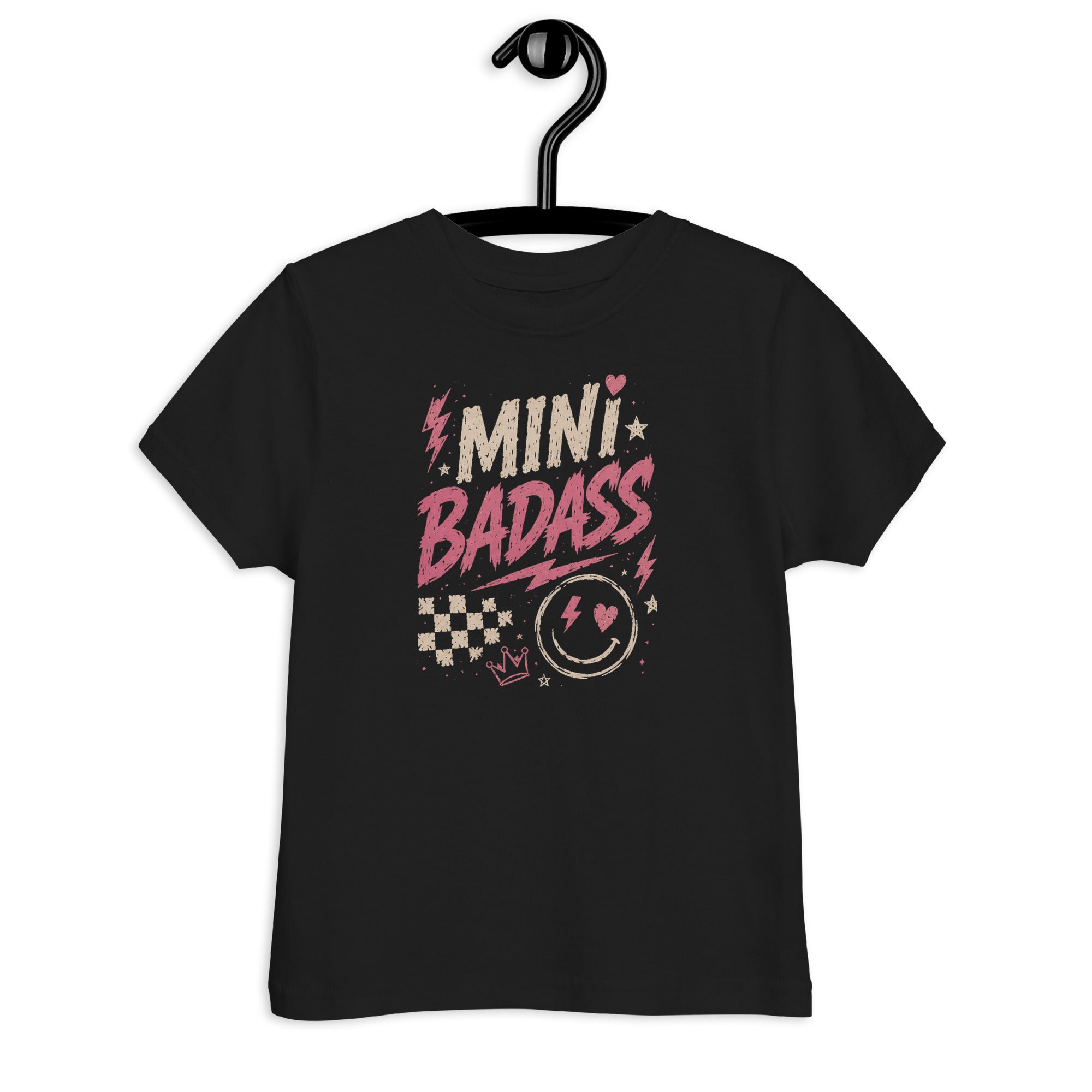 Mini Badass kids tee, black