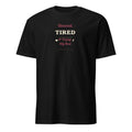 Tattooed Tired and Trying My Best women's tee, black