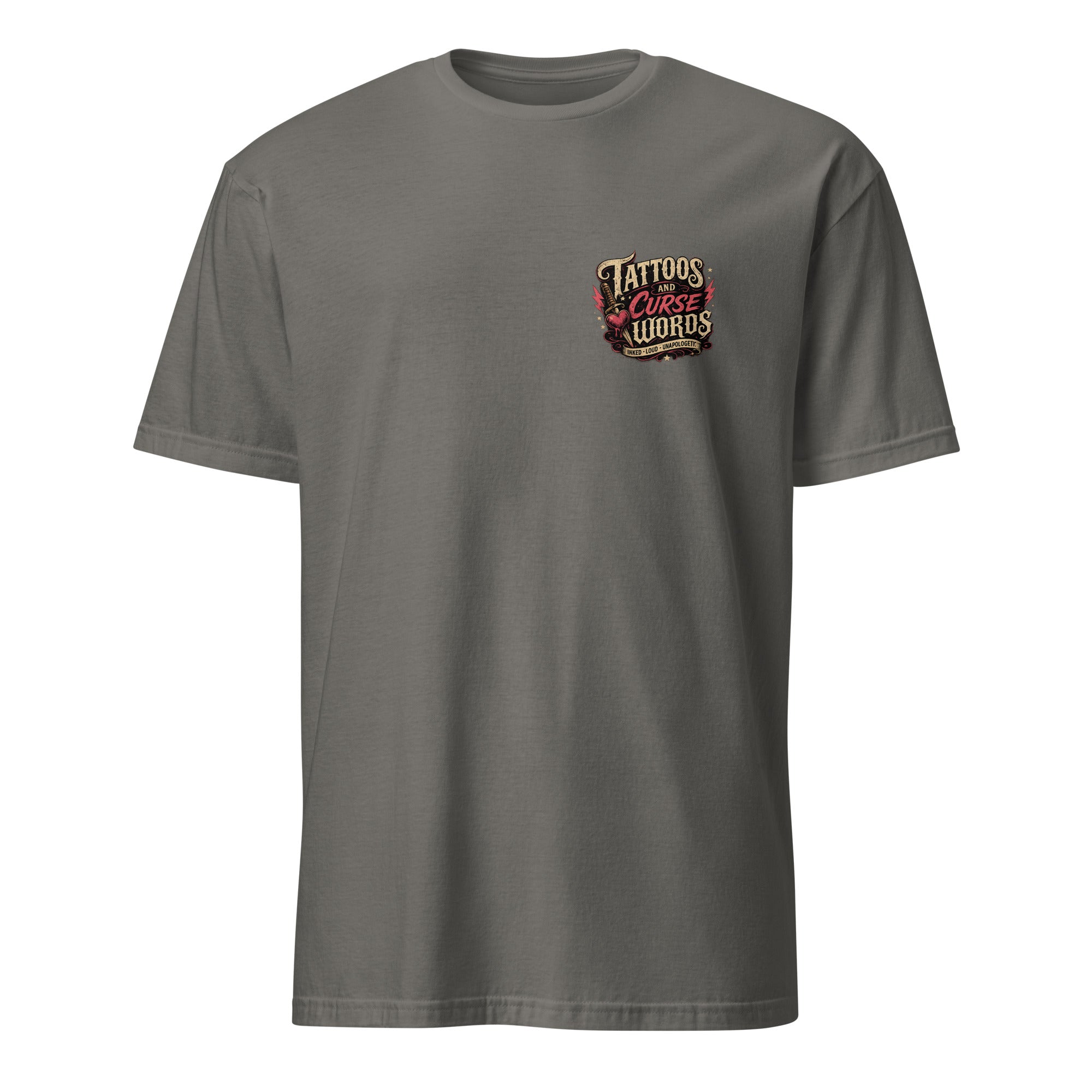 OG Badass women's tee, charcoal, front