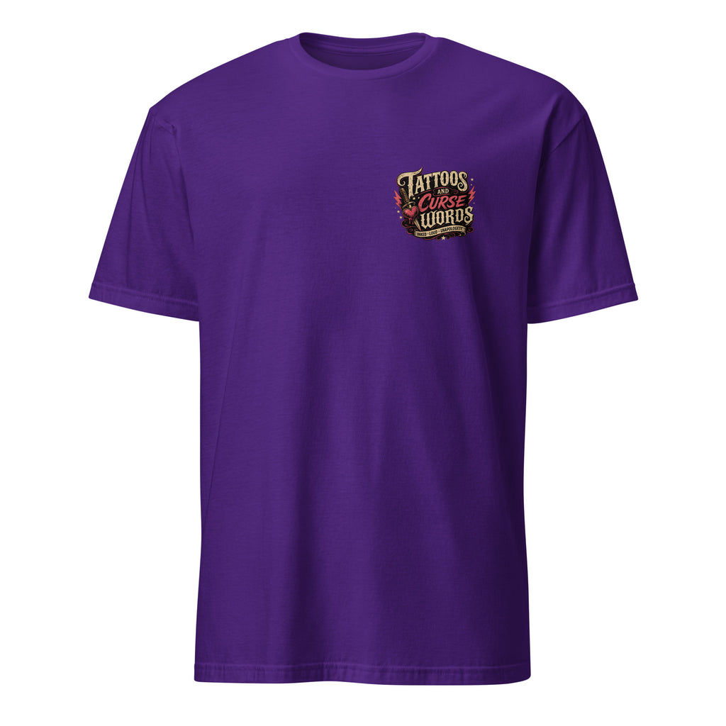 OG Badass women's tee, purple, front