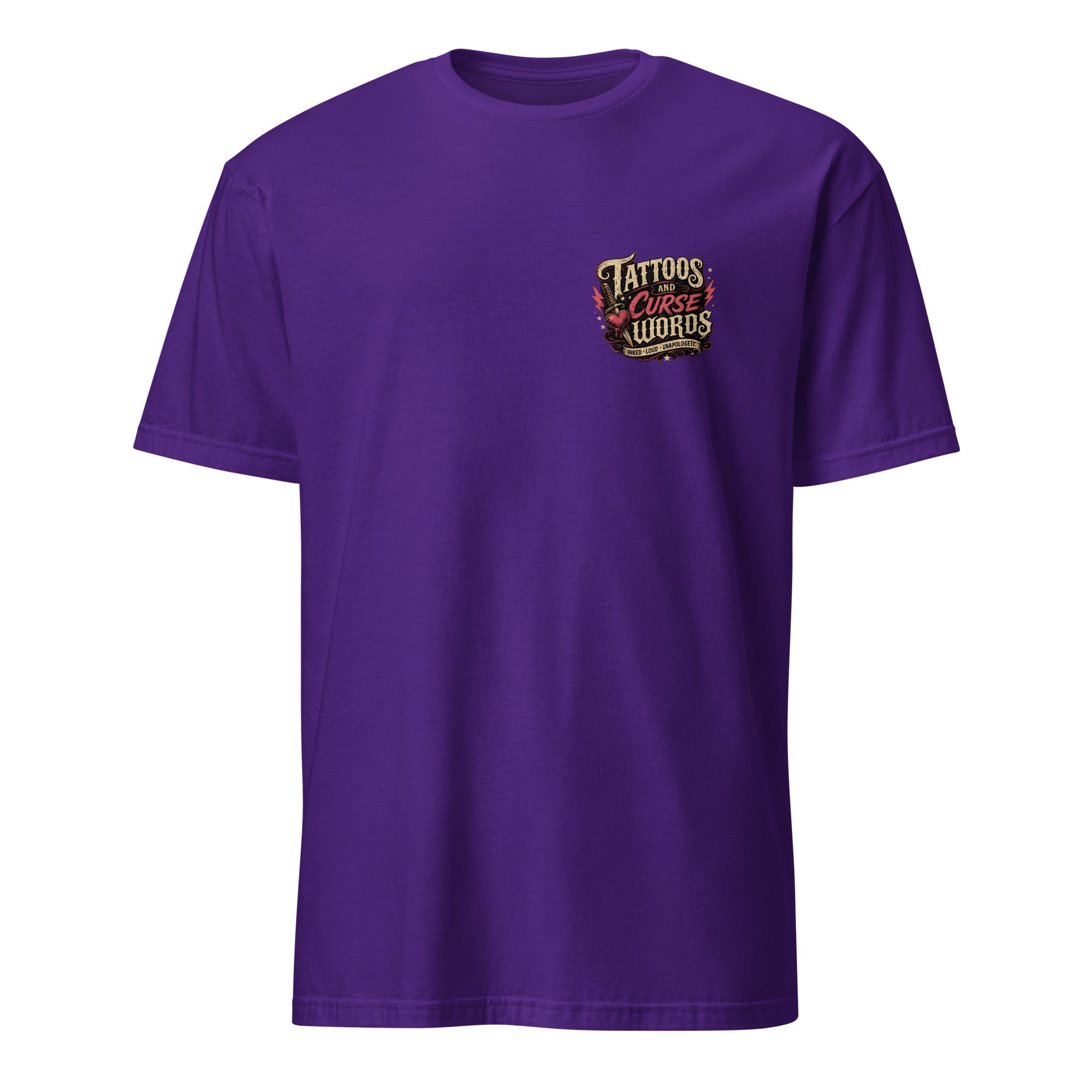 OG Badass women's tee, purple, front