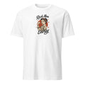 Rock Mom Energy pinup edition women's tee, white